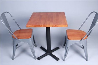 Solid bøk tre slakterblokk sofabord