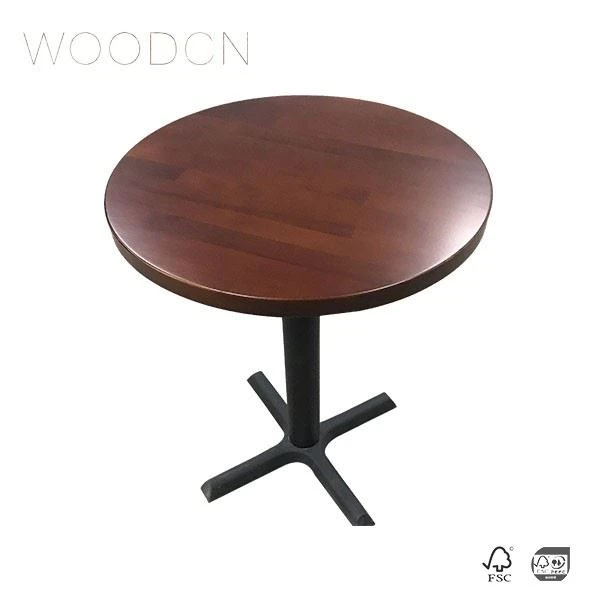 Oak Wood Solid Wood Butcher Block Dining Table