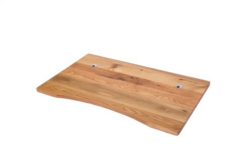 Hvit eik kantlimt kontorbordplate